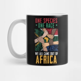 One Species One Race We All Came From Africa Mug